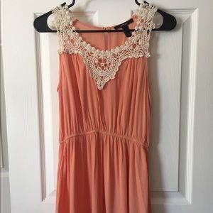 Casual Peach Dress